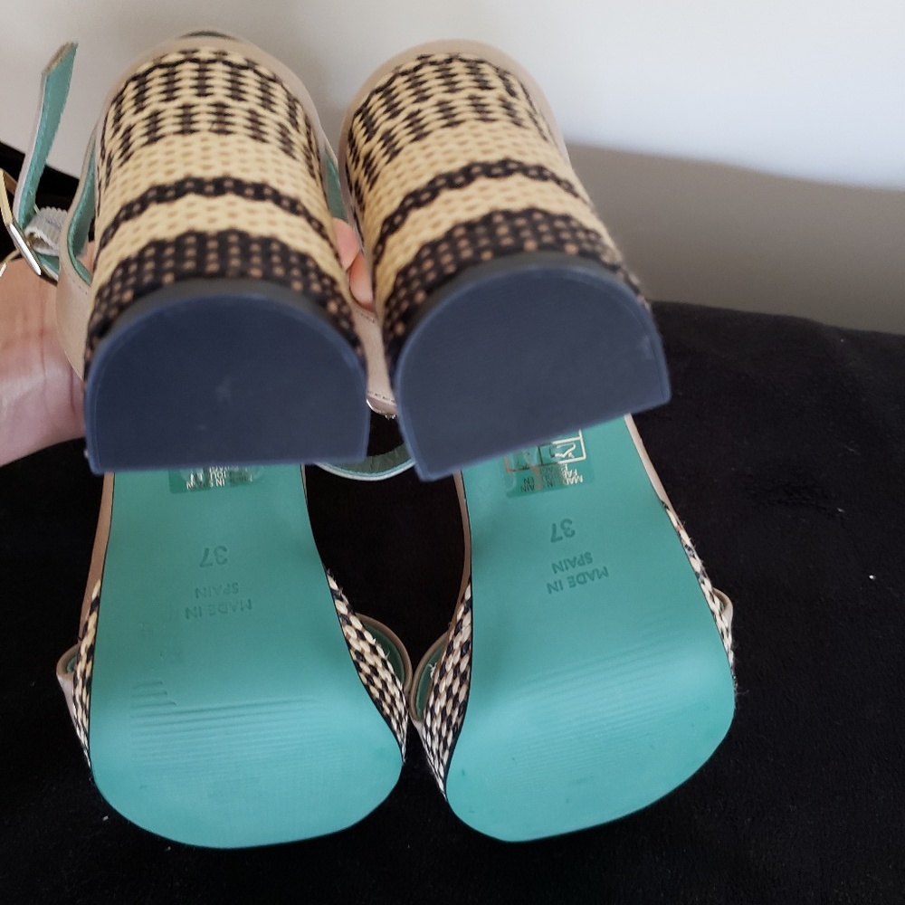 ANTHROPOLOGIE LAB Jute Plateform Heels - Picture 6 of 7